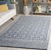 Safavieh Micro-loop MLP801M Blue / Ivory Area Rug Room Scene Feature