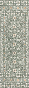 Safavieh Micro-loop MLP801Y Green / Ivory Area Rug Runner