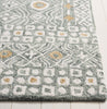 Safavieh Micro-loop MLP801Y Green / Ivory Area Rug Detail