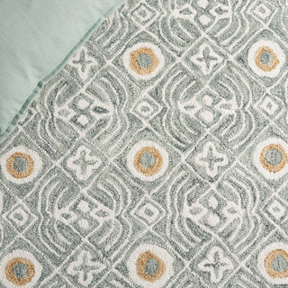 Safavieh Micro-loop MLP801Y Green / Ivory Area Rug Detail