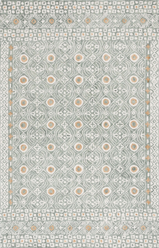 Safavieh Micro-loop MLP801Y Green / Ivory Area Rug main image