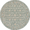 Safavieh Micro-loop MLP801Y Green / Ivory Area Rug Round