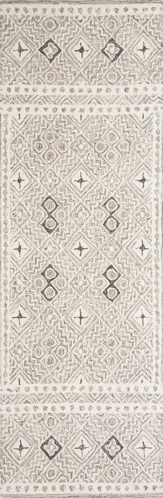 Safavieh Micro-loop MLP803F Grey / Ivory Area Rug Runner