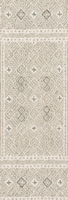 Safavieh Micro-loop MLP803G Silver / Ivory Area Rug Runner