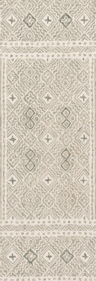 Safavieh Micro-loop MLP803G Silver / Ivory Area Rug Runner