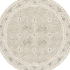 Safavieh Micro-loop MLP803G Silver / Ivory Area Rug Round