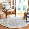 Safavieh Micro-loop MLP803M Blue / Ivory Area Rug Room Scene Feature