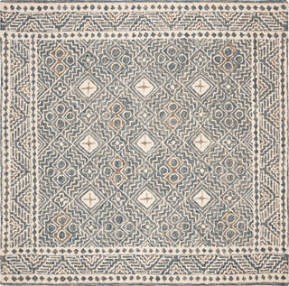 Safavieh Micro-loop MLP803M Blue / Ivory Area Rug Square