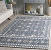 Safavieh Micro-loop MLP803N Navy / Ivory Area Rug Room Scene Feature