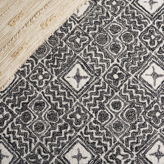 Safavieh Micro-loop MLP803Z Black / Ivory Area Rug Detail