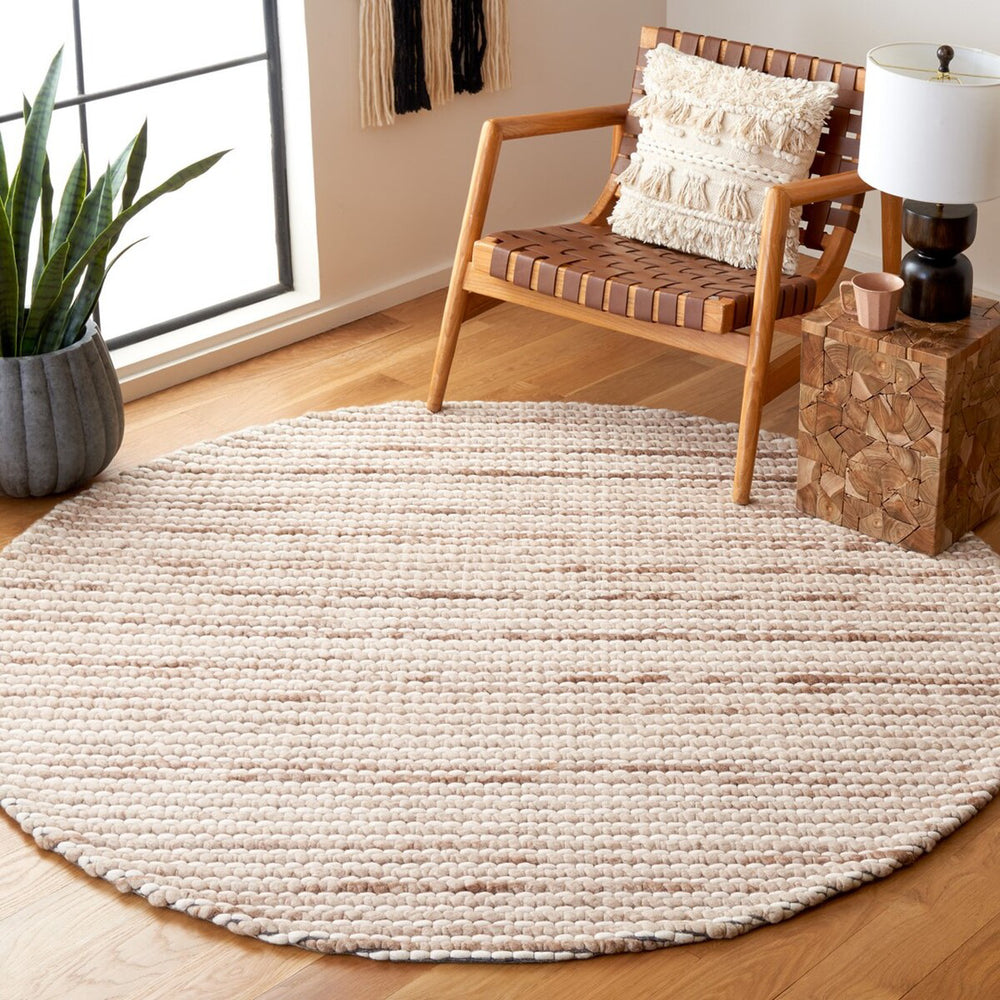 Safavieh Marbella MRB205E Taupe / Ivory Area Rug Room Scene Feature