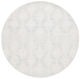 Safavieh Marbella MRB428M Ivory / Blue Area Rug Round