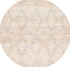 Safavieh Marbella MRB903P Ivory / Orange Area Rug Round