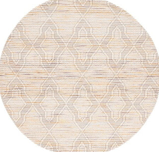 Safavieh Marbella MRB903P Ivory / Orange Area Rug Round