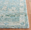 Safavieh Marquee MRQ106K Turquoise / Grey Area Rug Detail