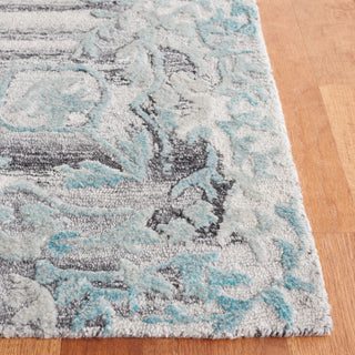 Safavieh Marquee MRQ122J Grey / Teal Area Rug Detail