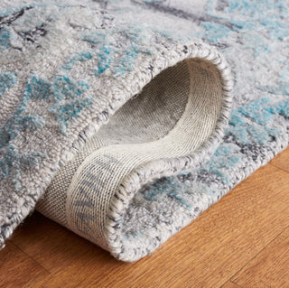Safavieh Marquee MRQ122J Grey / Teal Area Rug Detail