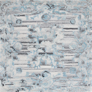 Safavieh Marquee MRQ122J Grey / Teal Area Rug Square