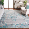 Safavieh Marquee MRQ122J Grey / Teal Area Rug Room Scene Feature