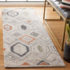 Safavieh Marquee MRQ124Q Rust / Grey Area Rug Room Scene