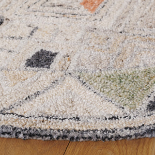 Safavieh Marquee MRQ124Q Rust / Grey Area Rug Detail