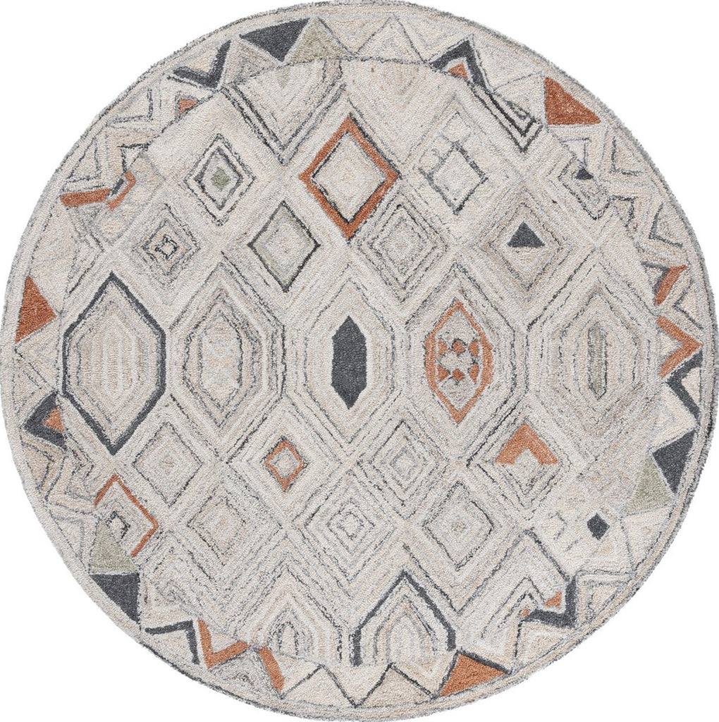 Safavieh Marquee MRQ124Q Rust / Grey Area Rug main image