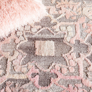 Safavieh Marquee MRQ125F Grey / Pink Area Rug Detail