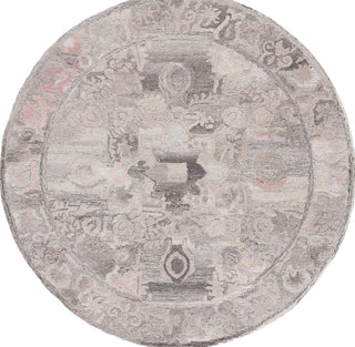 Safavieh Marquee MRQ125F Grey / Pink Area Rug Round