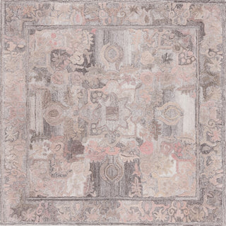 Safavieh Marquee MRQ125F Grey / Pink Area Rug Square
