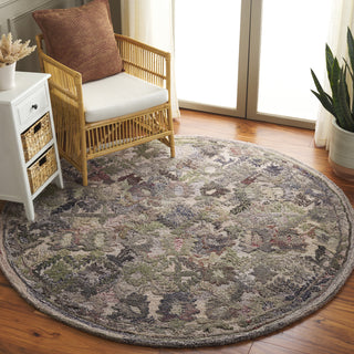 Safavieh Marquee MRQ126Y Green / Beige Area Rug Room Scene Feature