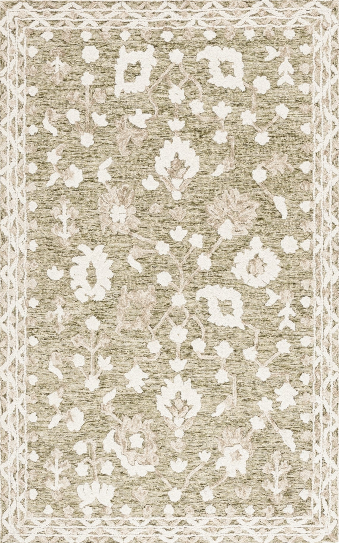 Safavieh Marquee MRQ503Y Green / Ivory Area Rug main image