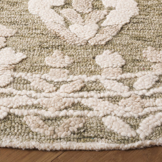 Safavieh Marquee MRQ503Y Green / Ivory Area Rug Detail