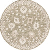 Safavieh Marquee MRQ503Y Green / Ivory Area Rug Round