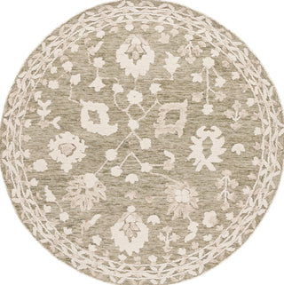 Safavieh Marquee MRQ503Y Green / Ivory Area Rug Round