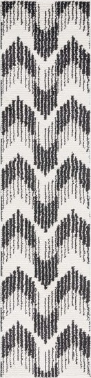 Safavieh Moroccan Tassel MRT101 Ivory / Black Area Rug