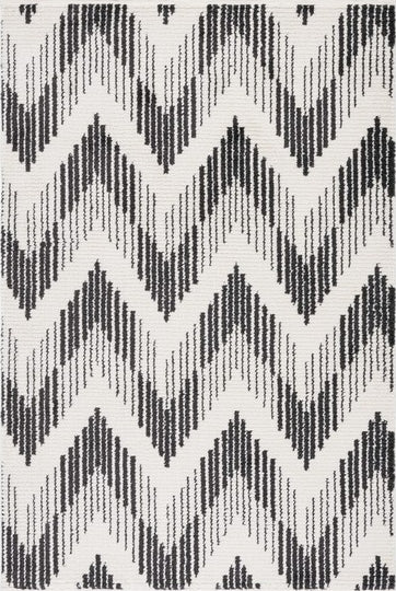 Safavieh Moroccan Tassel MRT101 Ivory / Black Area Rug