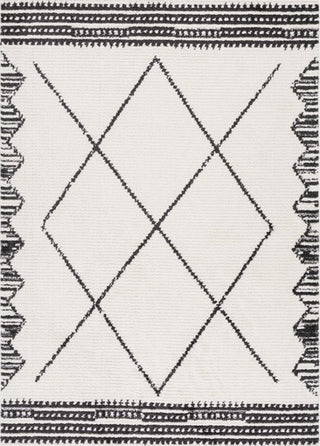 Safavieh Moroccan Tassel MRT103 Ivory / Black Area Rug