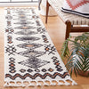 Safavieh Moroccan Tassel MRT105 Ivory / Orange Area Rug Room Scene Feature