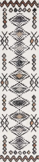 Safavieh Moroccan Tassel MRT105 Ivory / Orange Area Rug