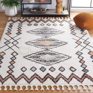 Safavieh Moroccan Tassel MRT105 Ivory / Orange Area Rug