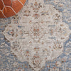 Safavieh Mason MSN105M Blue / Beige Rust Area Rug Detail