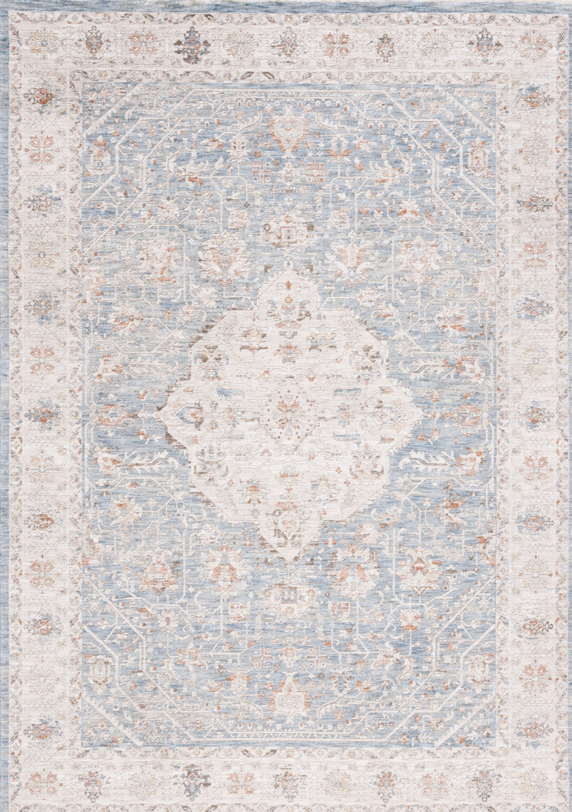 Safavieh Mason MSN105M Blue / Beige Rust Area Rug main image