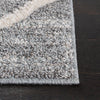 Safavieh Martha Stewart Lucia Shag White / Light Grey Area Rug Detail