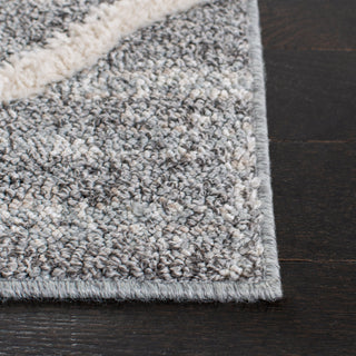 Safavieh Martha Stewart Lucia Shag White / Light Grey Area Rug Detail