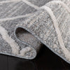 Safavieh Martha Stewart Lucia Shag White / Light Grey Area Rug Detail