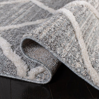 Safavieh Martha Stewart Lucia Shag White / Light Grey Area Rug Detail