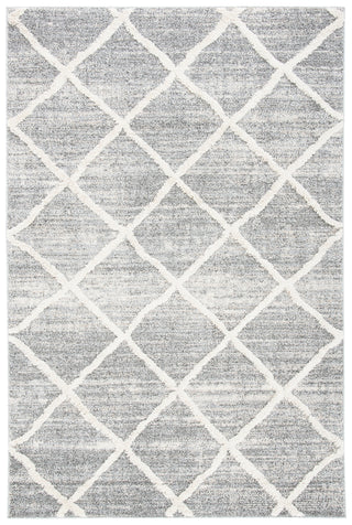 Safavieh Martha Stewart Lucia Shag White / Light Grey Area Rug Main