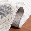Safavieh Martha Stewart Lucia Shag White / Light Grey Area Rug Detail