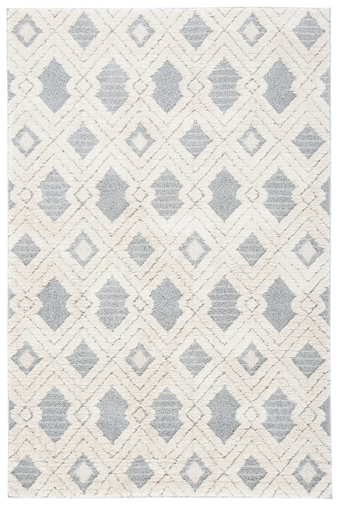 Safavieh Martha Stewart Lucia Shag White / Light Grey Area Rug main image