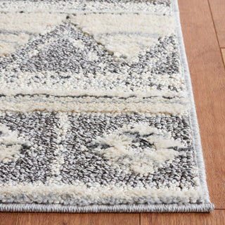 Safavieh Martha Stewart Lucia Shag Ivory Grey / Dark Area Rug Detail